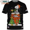 Denver Broncos Snoopy And Woodstock Christmas House T-Shirt, Best Gifts For Broncos Fans