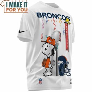Denver Broncos Snoopy And Woodstock Super Bowl Champions Cup T Shirt 2