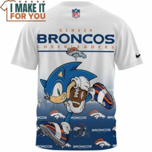 Denver Broncos Sonic Football Player Touchdown T Shirt 2