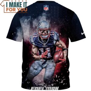 Julian Edelman x New England Patriots Vintage T Shirt 2