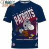 New England Patriots Snoopy And Woodstock Game Day T-Shirt, New England Patriots Gift Shop