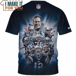 New England Patriots Legends Team Cool Art T Shirt 2