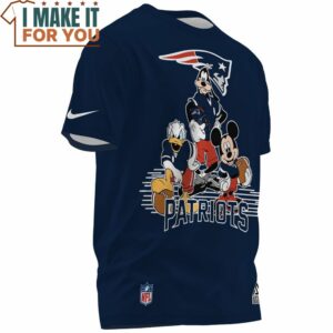 New England Patriots Mickey And Friends Team Up T Shirt 2 1