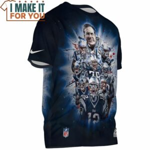 New England Patriots Legends Team Cool Art T Shirt 3