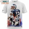 Tom Brady x New England Patriots Retro Fullprinted T-Shirt, Patriots Gifts For Him