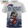 New England Patriots x Mario Super Bowl Champions Cup Winning T-Shirt, New England Patriots Gifts For Him