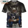 Tom Brady x New England Patriots Vintage Fullprinted T-Shirt, Ne Patriots Gifts