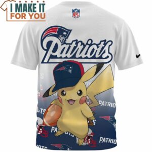 New England Patriots x Pikachu Football Player T Shirt 2