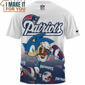 New England Patriots x Sonic Speed Run T Shirt 2