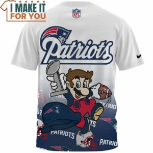 New England Patriots x Mario Super Bowl Champions Cup Cool T Shirt 2