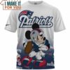 New England Patriots x Mickey Football Player T-Shirt, Best New England Patriots Gifts