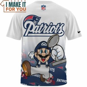 New England Patriots x Mario Super Bowl Champions Cup T Shirt 2