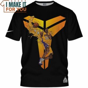 Kobe Bryant Black Mamba 24 Nike T Shirt NBA Gift for Fans 2