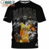 Kobe Bryant Black Mamba Laker 8 Vintage T-Shirt, NBA Gift for Fans