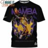 Kobe Bryant Black Mamba Legend Never Die Fire Vintage T-Shirt, NBA Gift for Fans