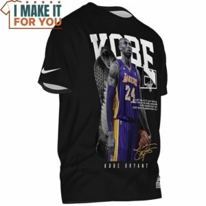 Kobe Bryant Black Mamba Laker 24 Retro T Shirt NBA Gift for Fans 2