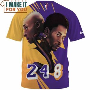 Kobe Bryant Black Mamba Laker 8 24 Vintage T Shirt NBA Gift for Fans 2