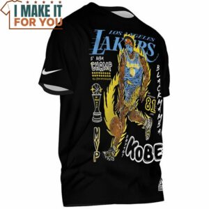 Kobe Bryant Black Mamba Los Angeles Lakers Retro T Shirt NBA Gift Ideas 2