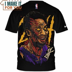 Kobe Bryant Black Mamba Nike Zombie T Shirt NBA Gift Ideas 3