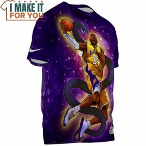 Kobe Bryant Black Mamba Slam Dunk Vintage T Shirt NBA Gift Ideas 3
