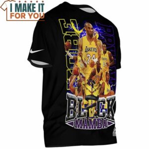 Kobe Bryant Black Mamba Vintage Nike T Shirt NBA Gift Ideas 2
