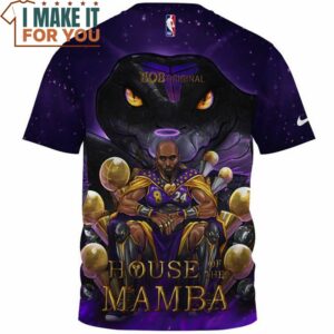 Kobe Bryant House Of The Mamba Cartoon T Shirt NBA Gift Ideas 2