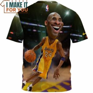 Kobe Bryant Lakers 24 Funny 3D Fullprinted T Shirt NBA Gift Ideas 2