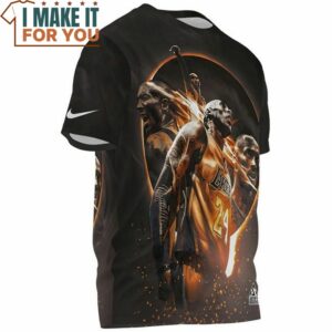 Kobe Bryant Lakers 24 Infinity 3D Art T Shirt NBA Gift Ideas 3