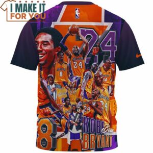 Kobe Bryant Lakers 8 24 All Time Fullprinted T Shirt NBA Gift Ideas 2