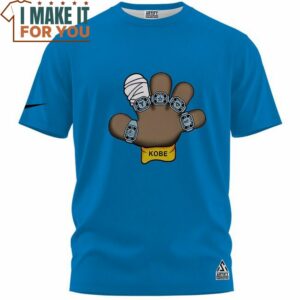 Kobe Bryant 5 Rings Nike Mamba Blue T Shirt, NBA Gift for Fans 3