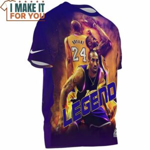 Kobe Bryant 24 Legend Vintage T Shirt, NBA Gift for Fans 3