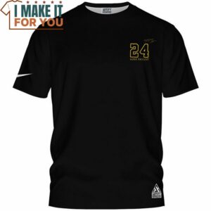 Kobe Bryant 24 Watercolor Art Signed T Shirt, NBA Gift for Fans 2