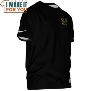 Kobe Bryant 24 Watercolor Art Signed T Shirt, NBA Gift for Fans 3