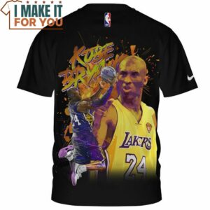 Kobe Bryant Lakers 24 Mamba Watersplash Vintage T Shirt Best Basketball Gifts 2