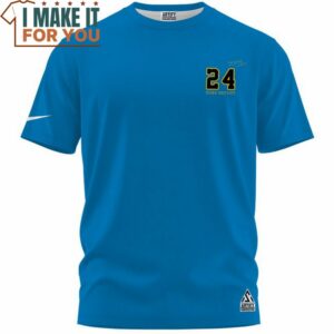 Kobe Bryant Lakers 24 NBA Nike Watercolor Blue T Shirt Best Basketball Gifts 3