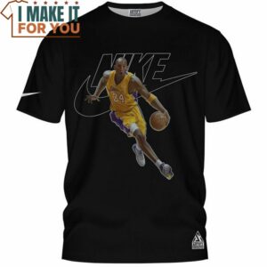 Kobe Bryant Lakers 24 Nike T Shirt Best Basketball Gifts 3