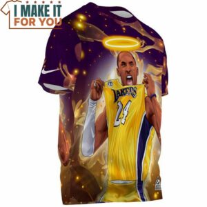 Kobe Bryant Lakers 24 RIP Legend Cartoon T Shirt Best Basketball Gifts 3