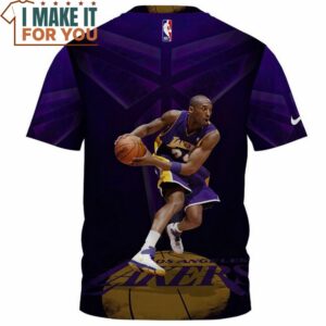 Kobe Bryant Los Angeles Lakers 24 Retro Art T Shirt Best Basketball Gifts 2