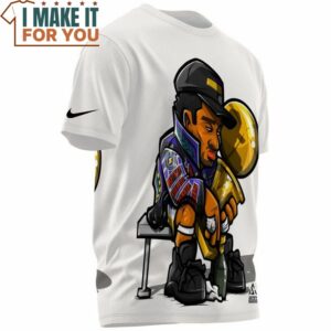 Kobe Bryant NBA Champion Cartoon Art T Shirt Best NBA gifts for fans 3 1