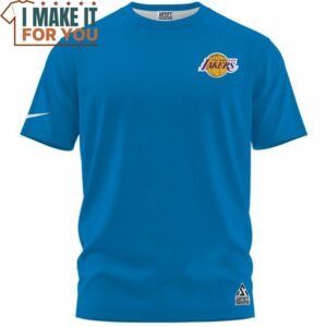 Kobe Bryant Word Art NBA Crown Blue T Shirt Best NBA gifts for fans 3