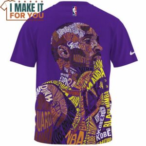 Kobe Bryant Word Art NBA Mamba T Shirt Best NBA gifts for fans 2 1