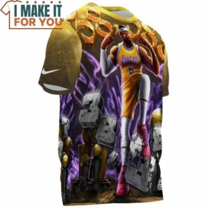 Lebron James 38388 NBA Break Point Lakers 6 Vintage T Shirt 3