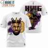 Lebron James King And NBA Cup Lakers 23 Vintage T-Shirt