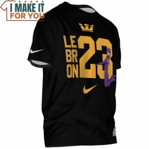 Lebron James King Crown 23 Nike T Shirt 2