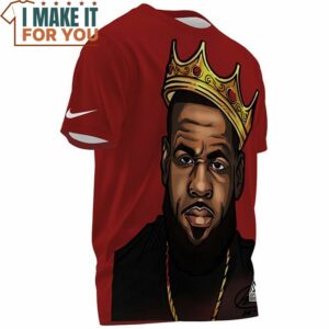 Lebron James King Crown Vintage T Shirt 2
