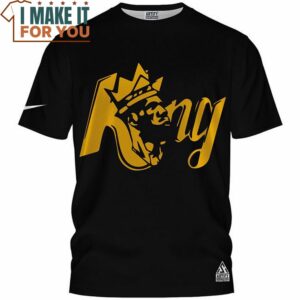 Lebron James King Fighting 23 Vintage T Shirt 2