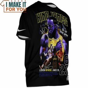 Lebron James King James The Kid From Akron Vintage T Shirt 2
