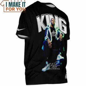 Lebron James King Street Style Signed T Shirt 2