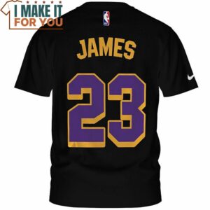 Lebron James Lakers 23 Warren Lotas Vintage T Shirt 3