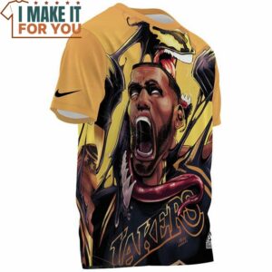 Lebron James Lakers Venom Cartoon Vintage T Shirt 3